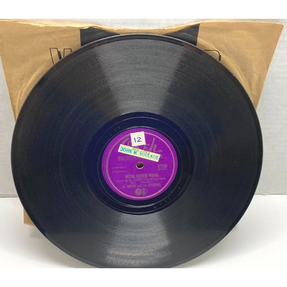 Al Dexter Troopers Pistol Packin Mama 10" Record 78RPM Okeh 6708 Rosalita - Picture 4 of 5